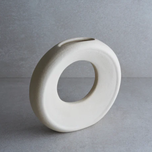 Ceramic Circle Vase（陶瓷圆形花瓶）